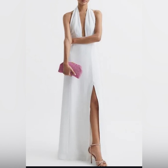 Reiss London Adaline Embellished Clutch NWT in Rose - Picture 4 of 6